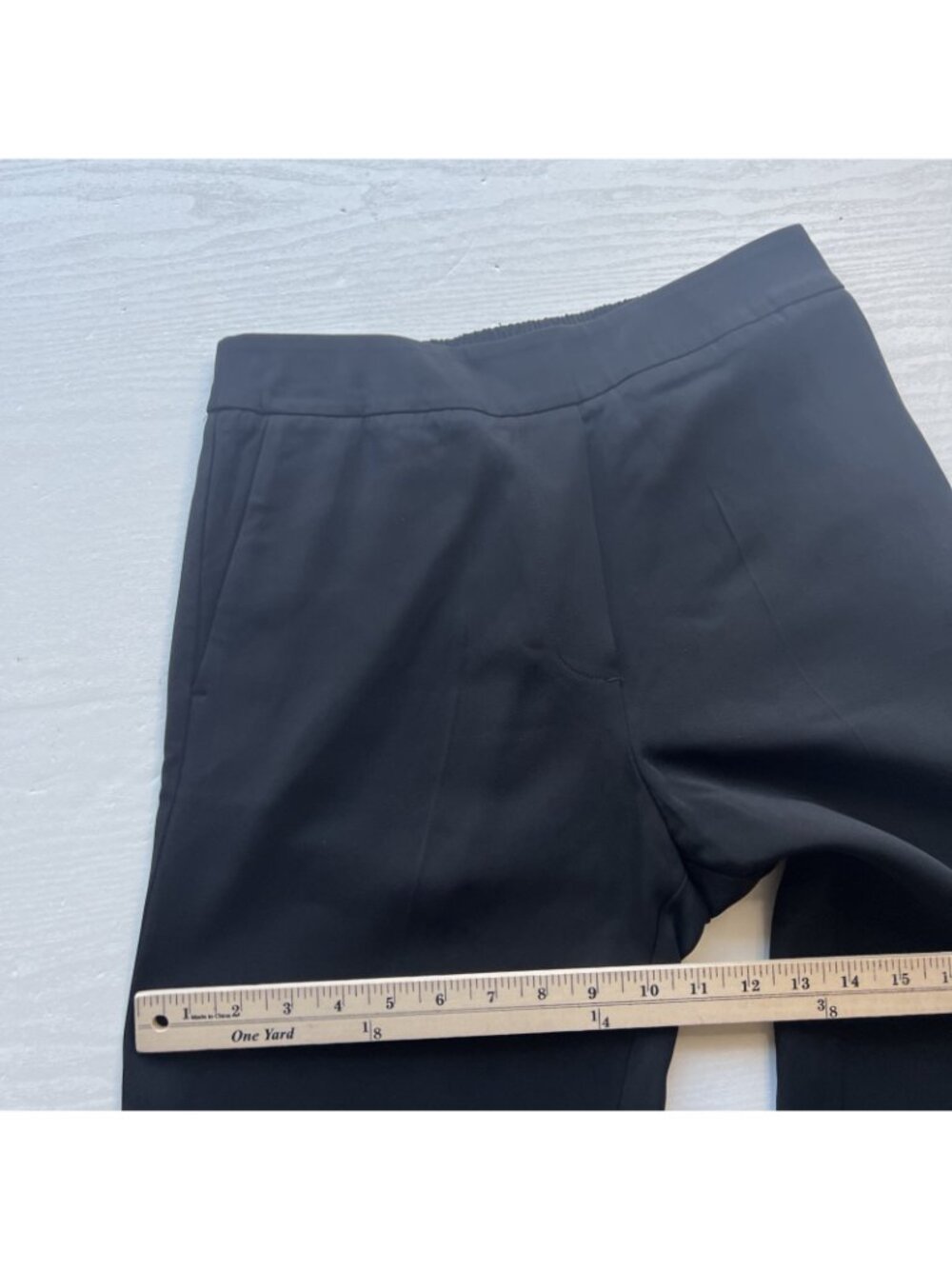 Boden Cropped‎ Pants Womens 4 Black Albemarle Pull On Crepe New - Picture 12 of 16